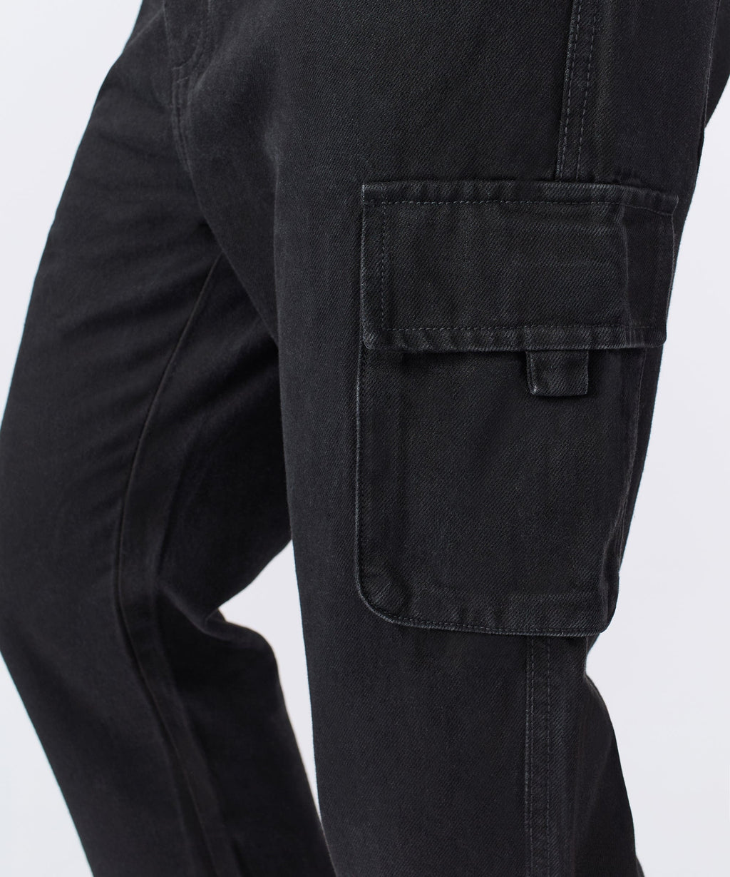 Classic Utility Cargo Pants - Black