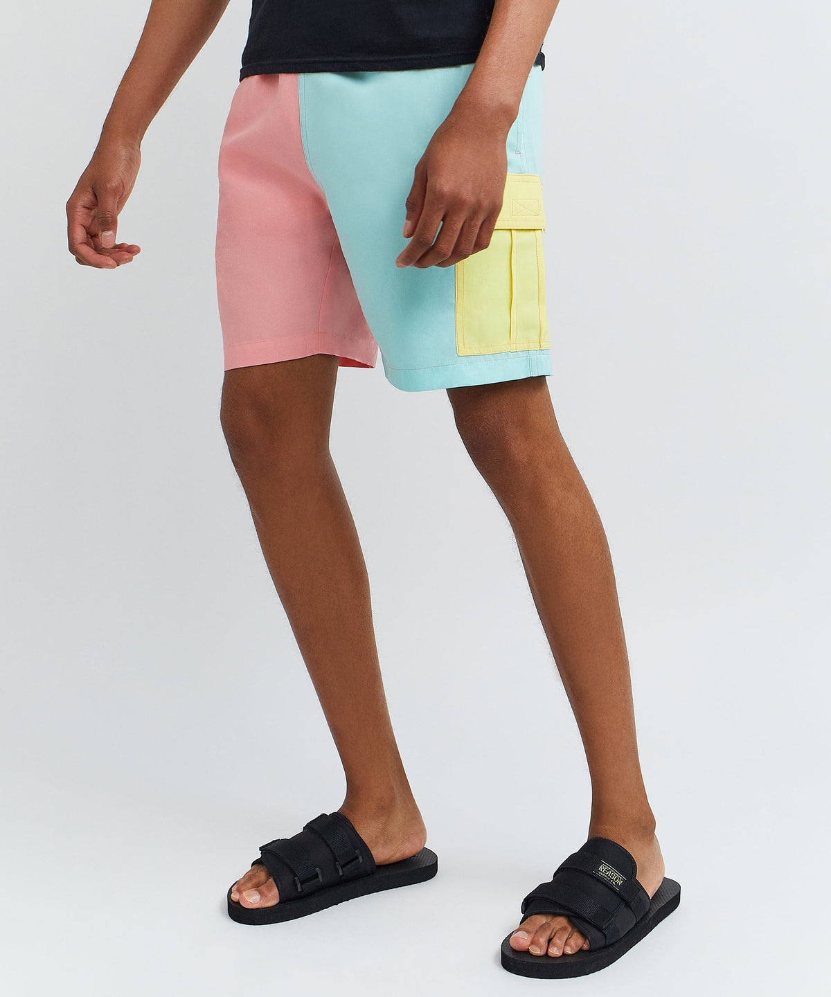 Color Block Shorts