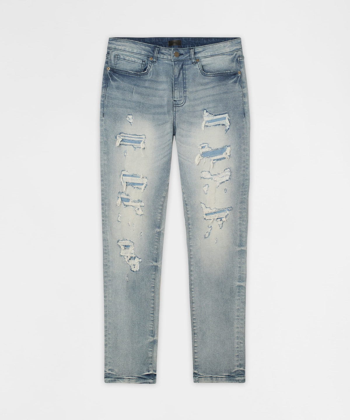 Cloudbreak Distressed Skinny Jeans - Blue