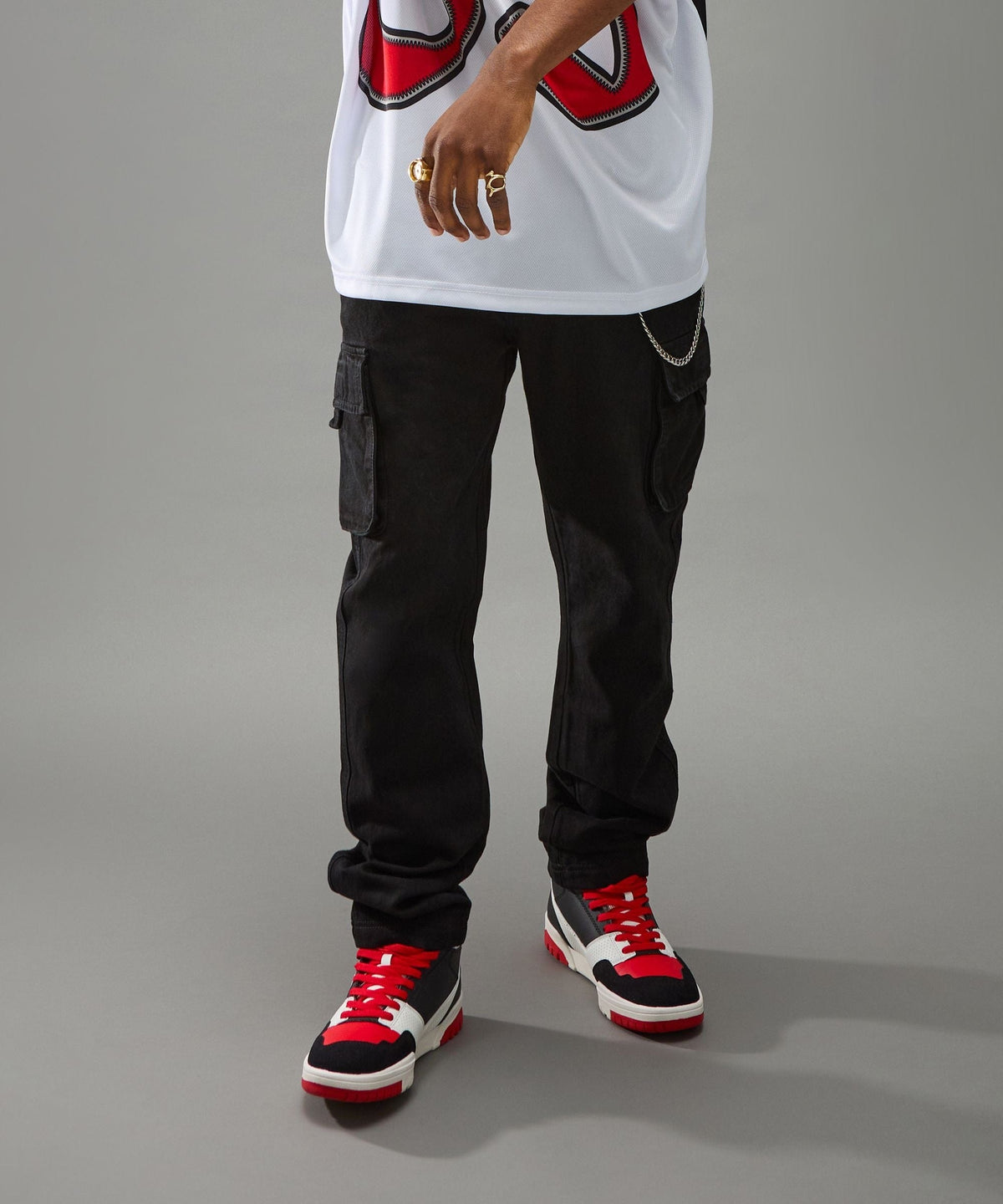 Classic Utility Cargo Pants - Black